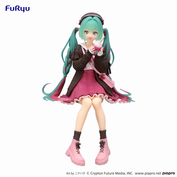Blockbuster Movie Conservation Grade Hatsune Miku Noodle Stopper Figure - Autumn Date Pink Color ver. -