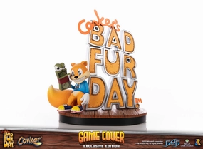 First 4 Figures Game Cover (Exclusive Edition) - Conker's Bad Fur Day - Collectible Statue Global Appeal