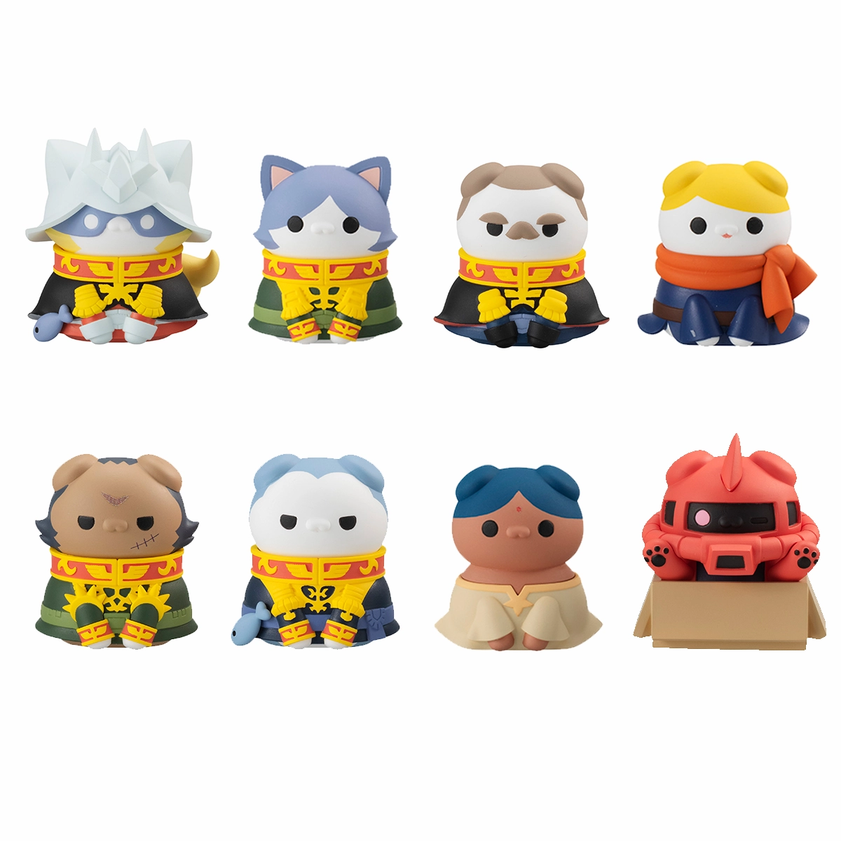 Everyday Use Mega Cat Project Mobile Suit Gundam Principality of Zeon Army Nya (Set of 8) (Reissue)