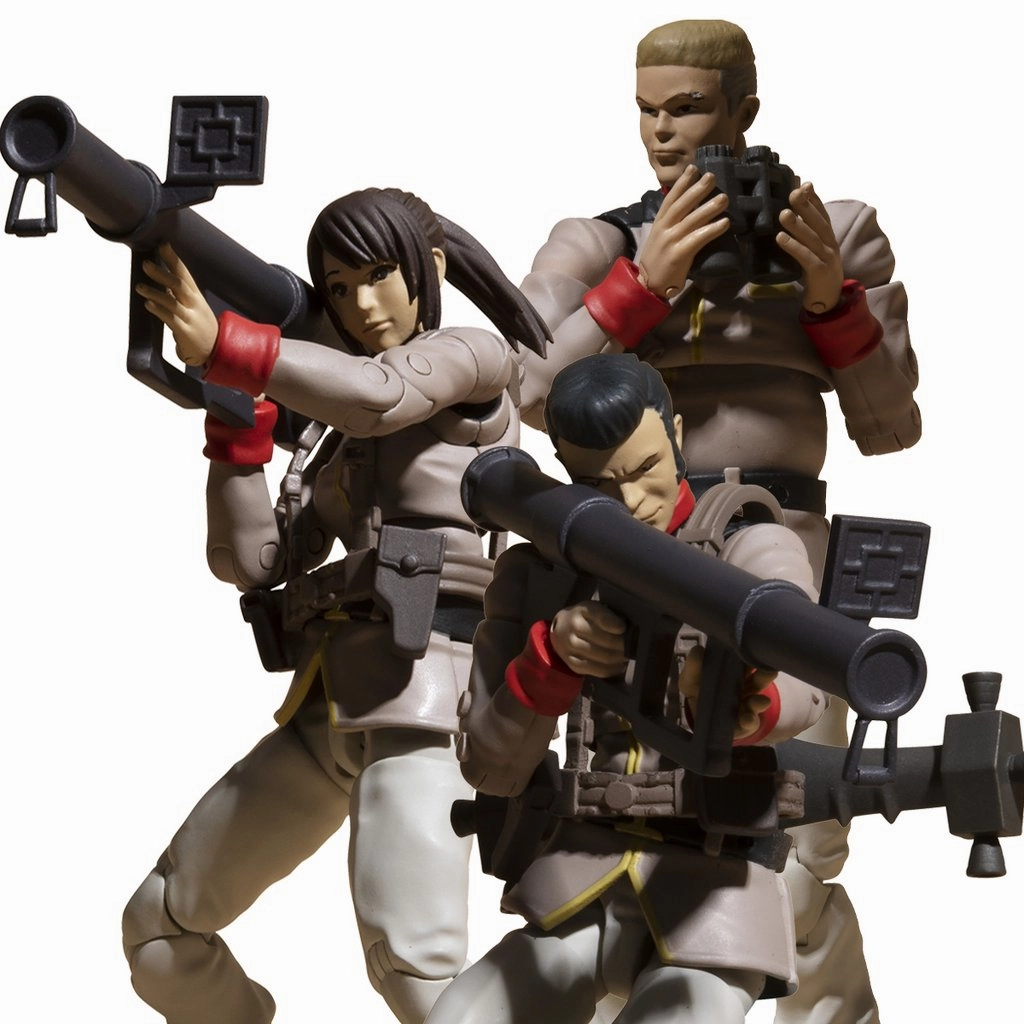 Fantasy Art Movie Hobby MEGAHOUSE G.M.G. Mobile Suit Gundam Earth United Army Soldier Set (with gift) 1/18