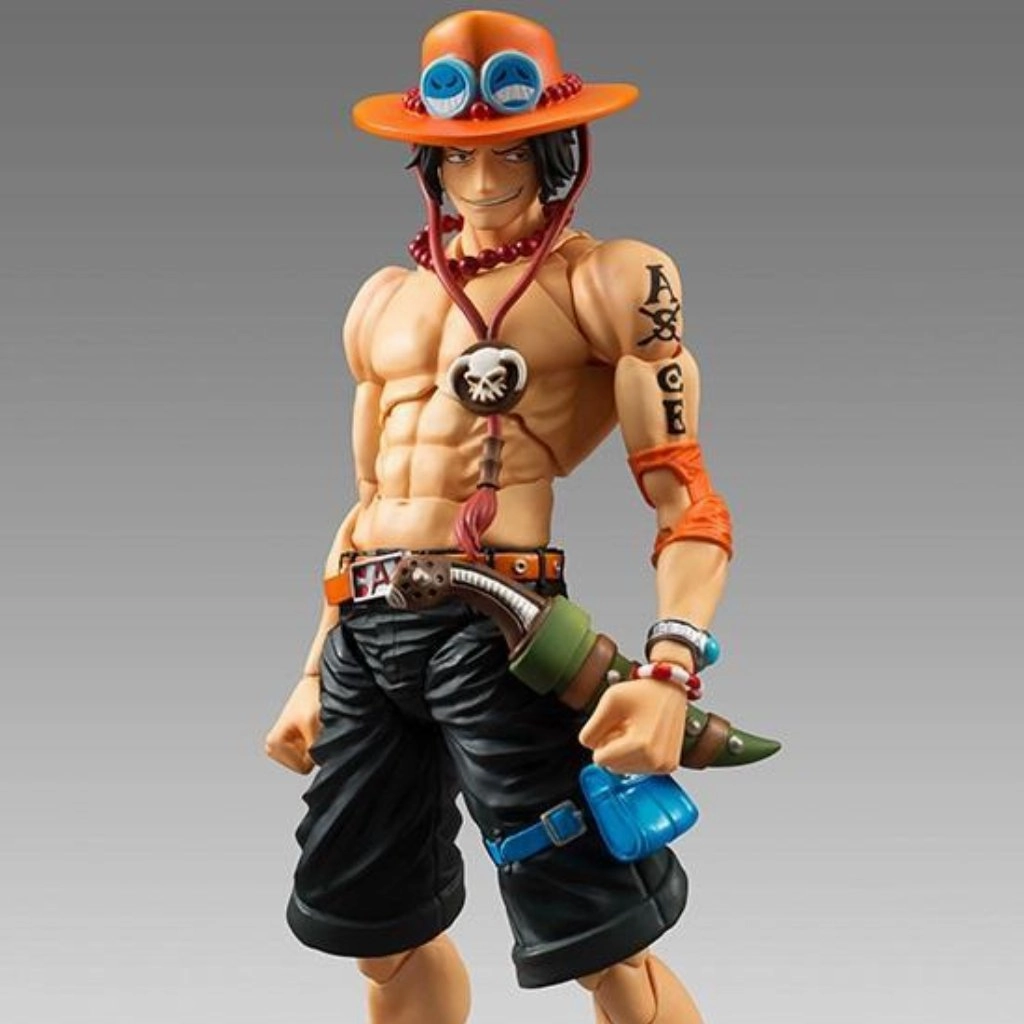 MEGAHOUSE One Piece Variable Action Heroes PORTGAS?D?ACE PVC Creation Safe For Children