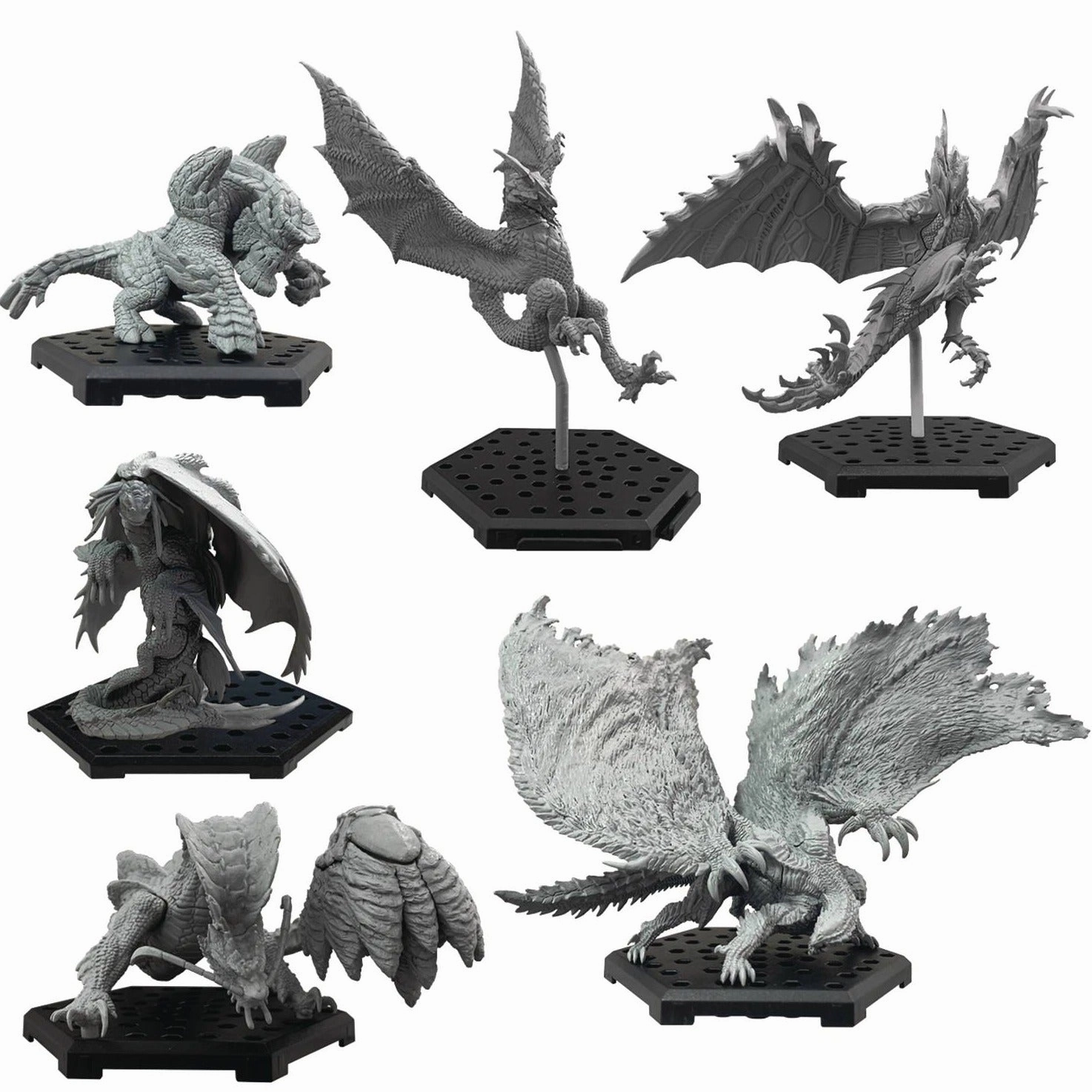 Traditional Craft Anime Display Monster Hunter Capcom Figure Builder Standard Model Vol. 23 (Set of 6 Characters)