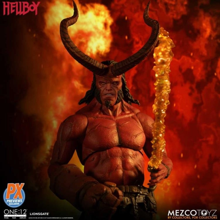 Baroque Figure Mezco One:12 Hellboy Anung un Rama Edition PX Previews Exclusive