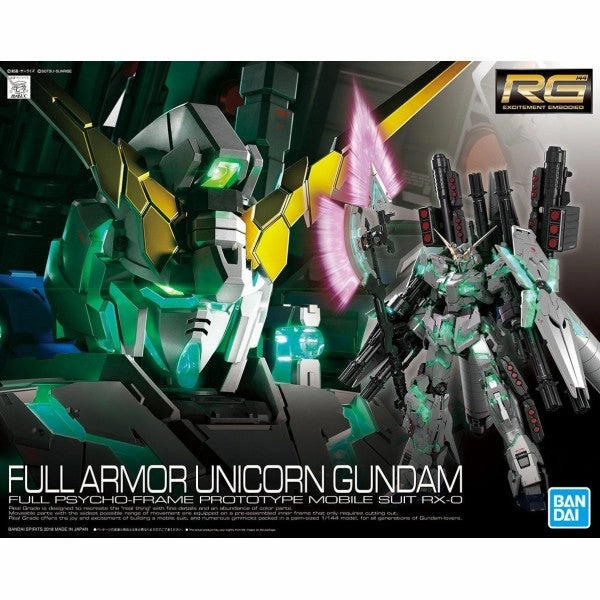 Premium Showcase Bandai Hobby RG 1/144 #30 Full Armor Unicorn Gundam 'Gundam UC' (5055586)