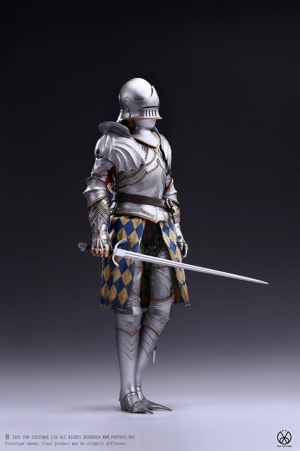 POP Toys [POP-ALS016] Gothic Knight Silver Armor Version 1/6 Astronomy Tool