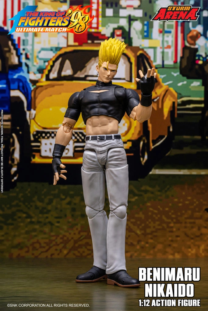 Storm Arena: The King of Fighters 98 UM - Benimaru Nikaido 1/12 Scale Action Figure Local Favorite PVC Sculpture