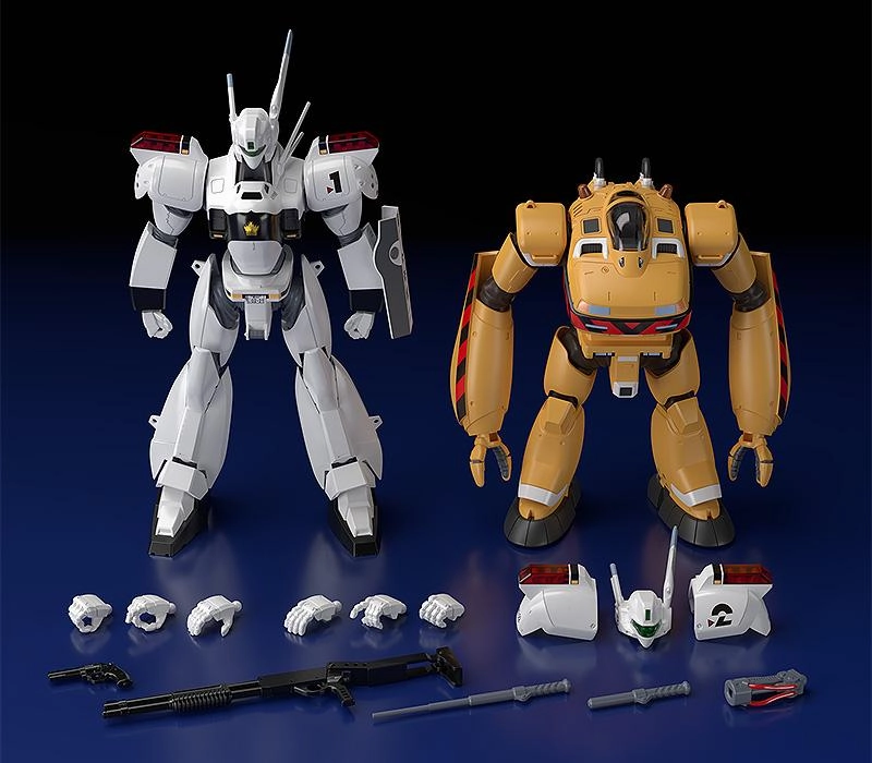 Spacecraft Model MODEROID Mobile Police Patlabor AV-98 Ingram & Bulldog Set