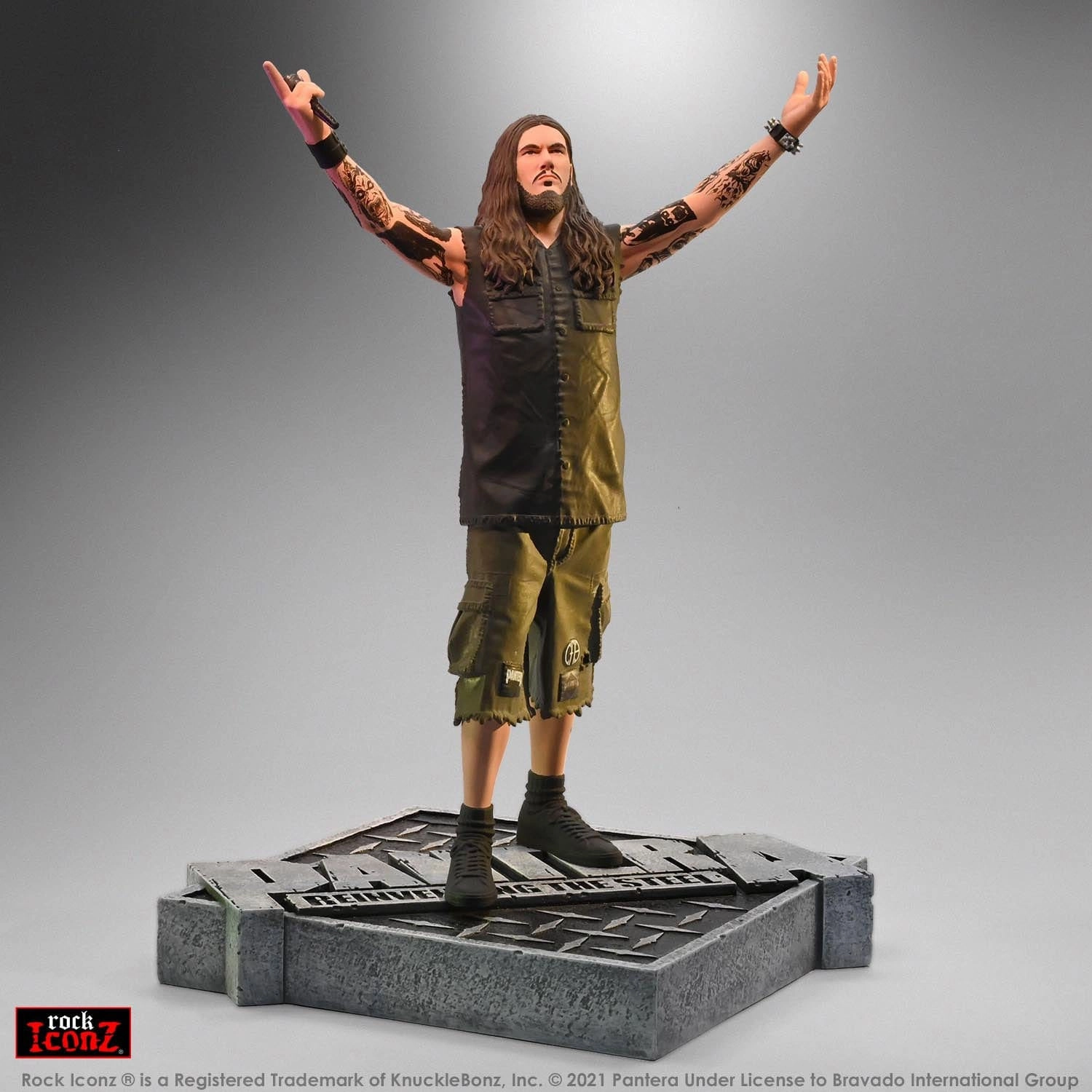 Knucklebonz Pantera Rock Iconz Philip Anselmo (Reinventing the Steel) Statue Wedding Cake Topper