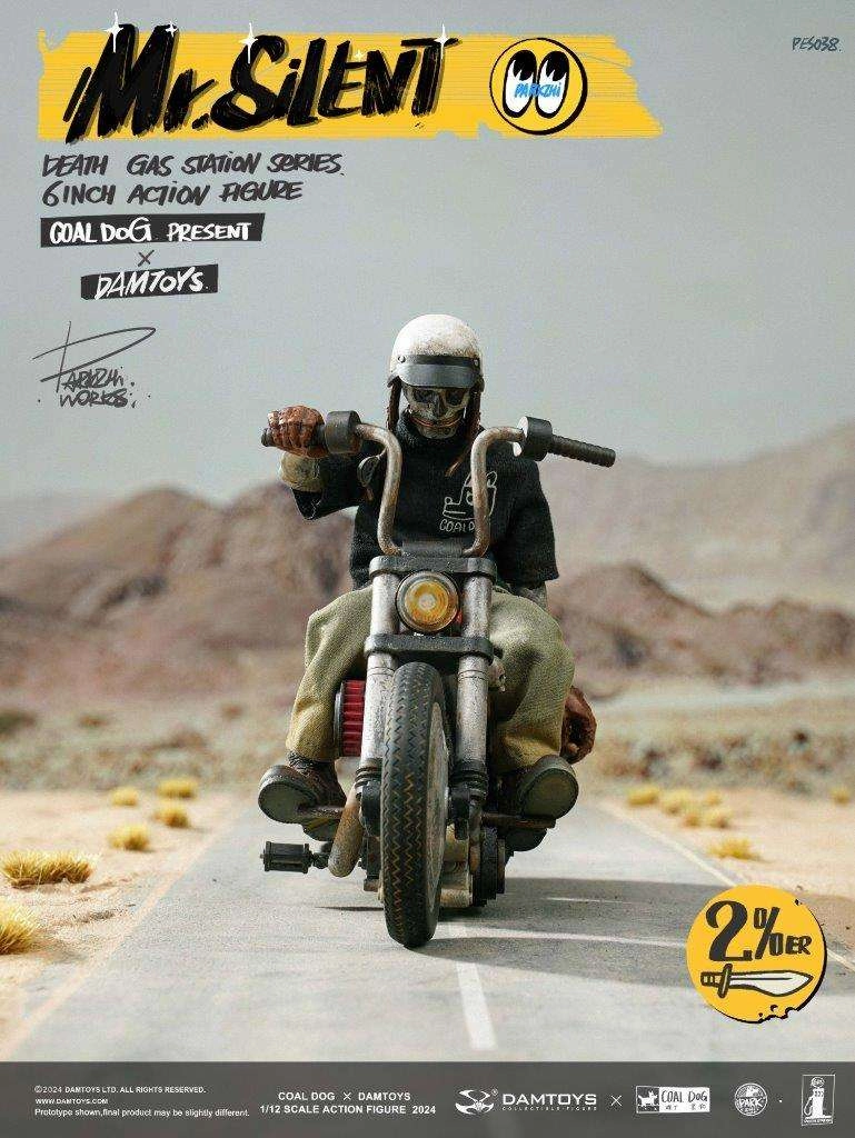 Mr. Silent Deluxe Edition & Bike 1/12 Scale Robot Collectible Character Product