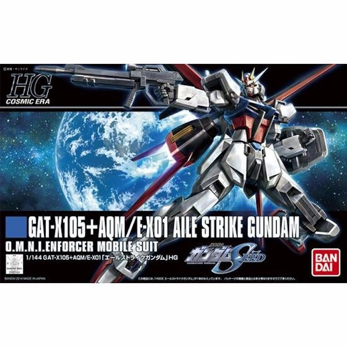 Samurai Figure Bandai Hobby HGCE 1/144 #171 Aile Strike Gundam (5058779)