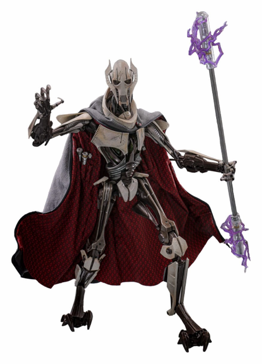 Hot Toys Star Wars Movie Masterpiece General Grievous Diecast 1/6 Action Figure Articulated Hero Iconic Character