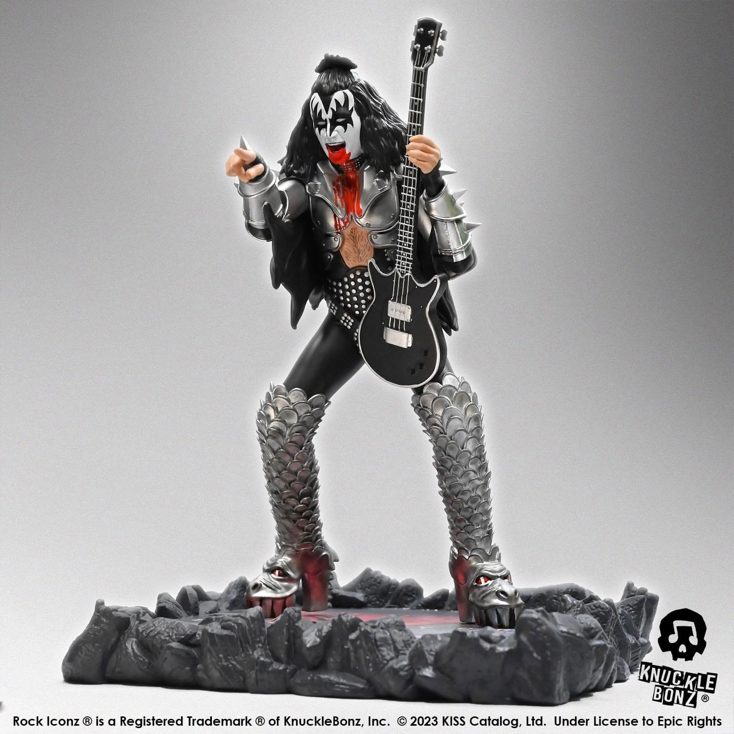 Famous Painting Knucklebonz Kiss Rock Iconz The Demon (Destroyer) Statue