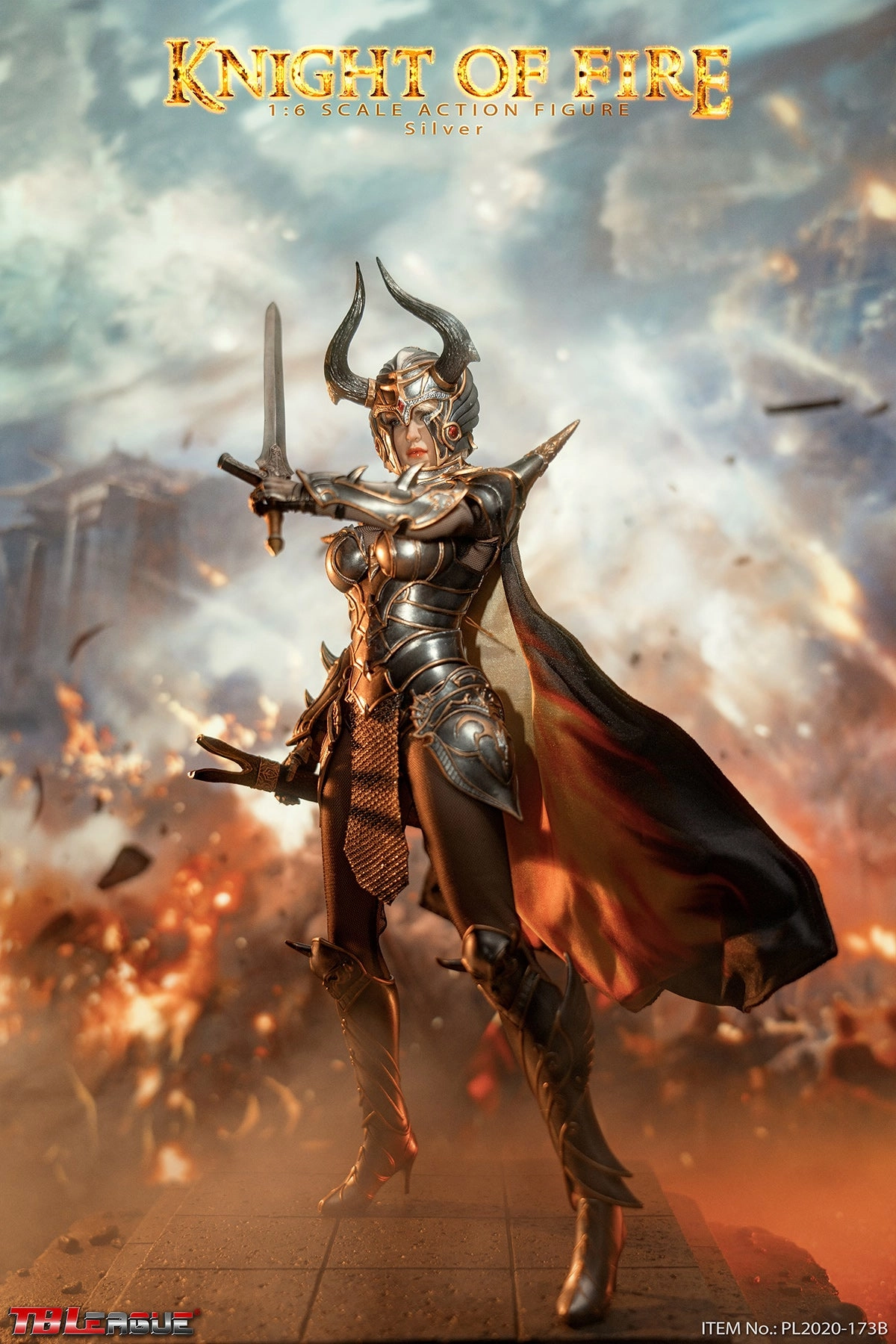 TBLeague [PL-2020-173B] Knight of Fire Silver 1/6 Community Member Art Article