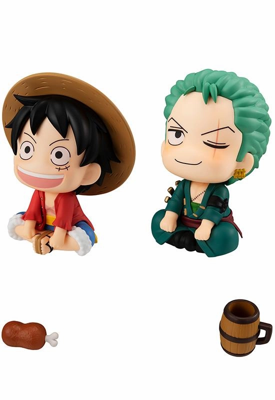ONE PIECE MEGAHOUSE LOOK UP Luffy & Zoro SET ??with gift?? Plastic Statue