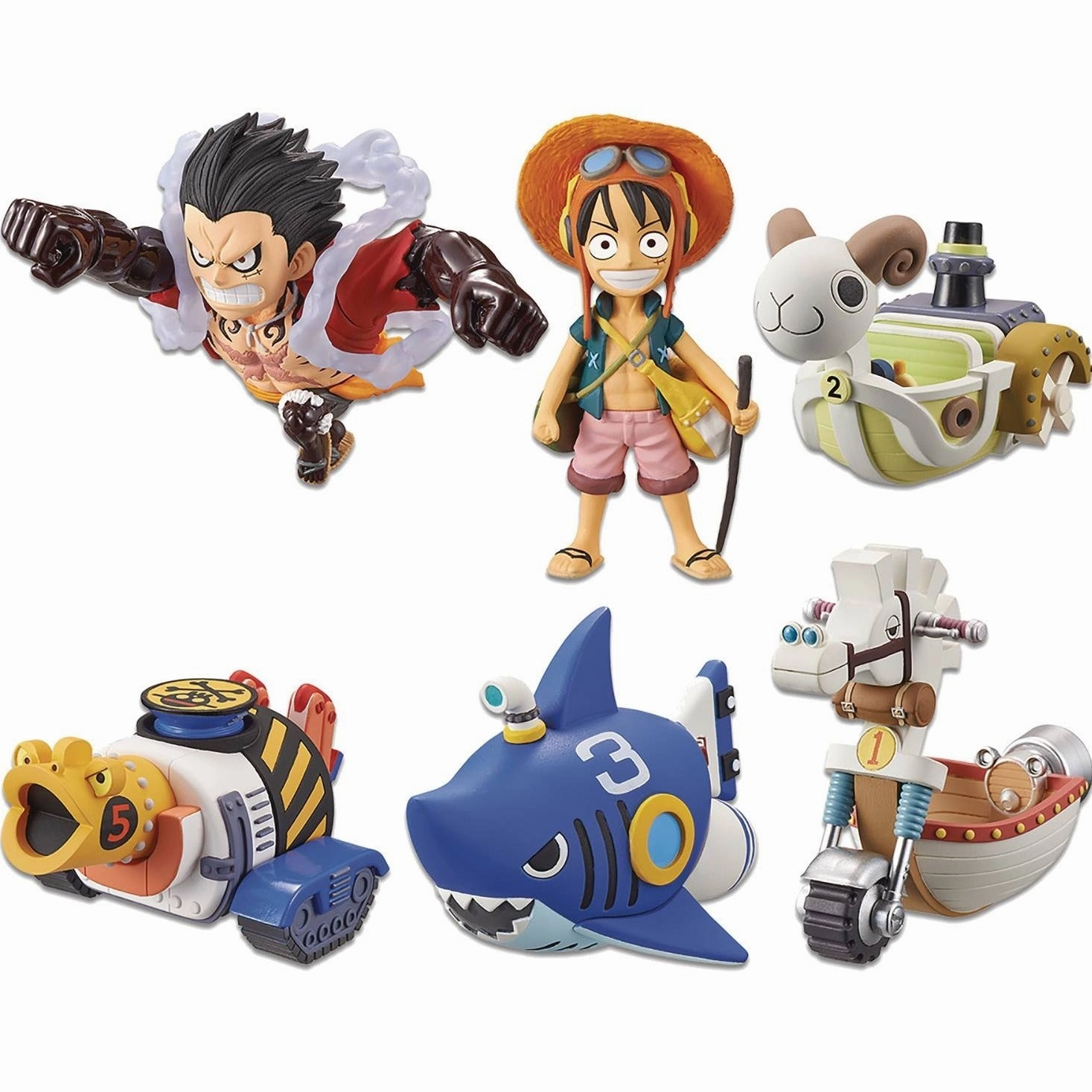One Piece WCF World Collectable Figures Treasure Rally Vol. 1 (Each) Anime Toy Movie Art