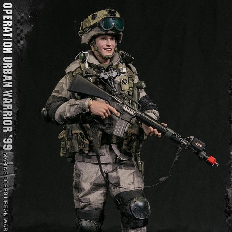 Chibi Sculpture Series Collection Operation Urban Warrior 99 Marine Corps urban warfare exercises in Oakland Lance corporal Scott 1/6