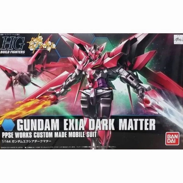 [Backorder] Bandai Hobby HGBF 1/144 Gundam Exia Dark Matter Gaming Article