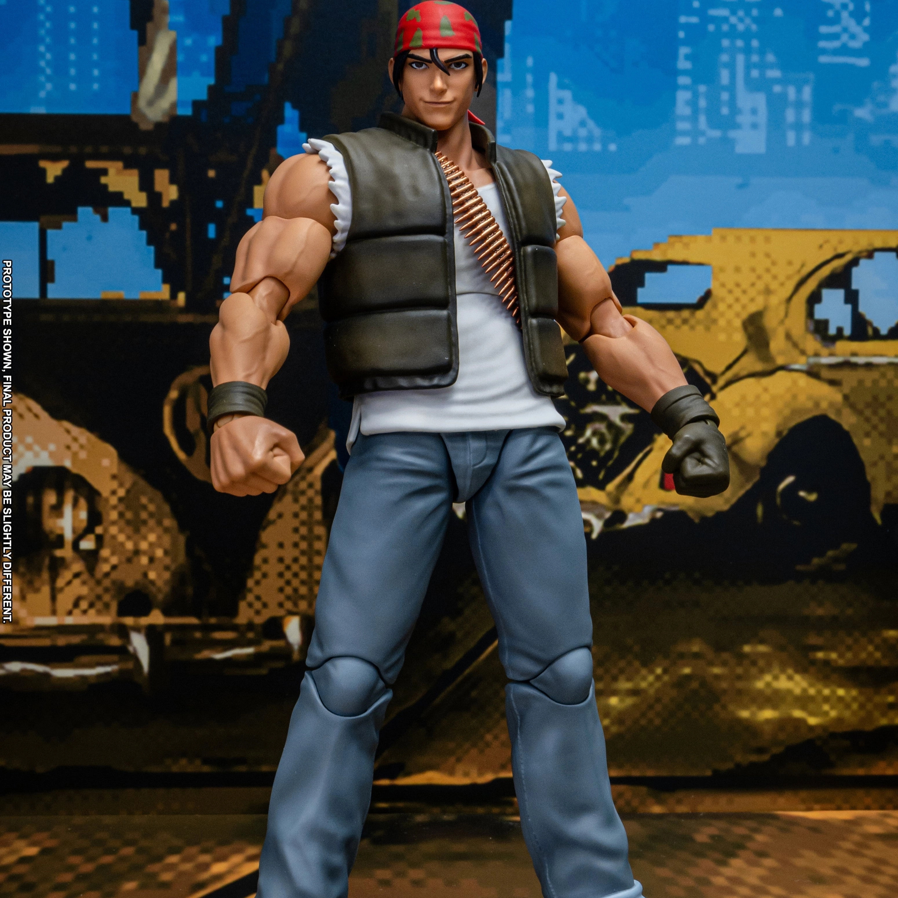 Miniature Toy King of Fighters 98 Ultimate Match Ralf Jones Action Figure