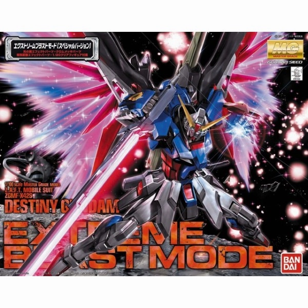 Gaming Statue PVC Collectible Bandai Hobby MG Destiny Gundam Extreme Blast Mode (5063039)