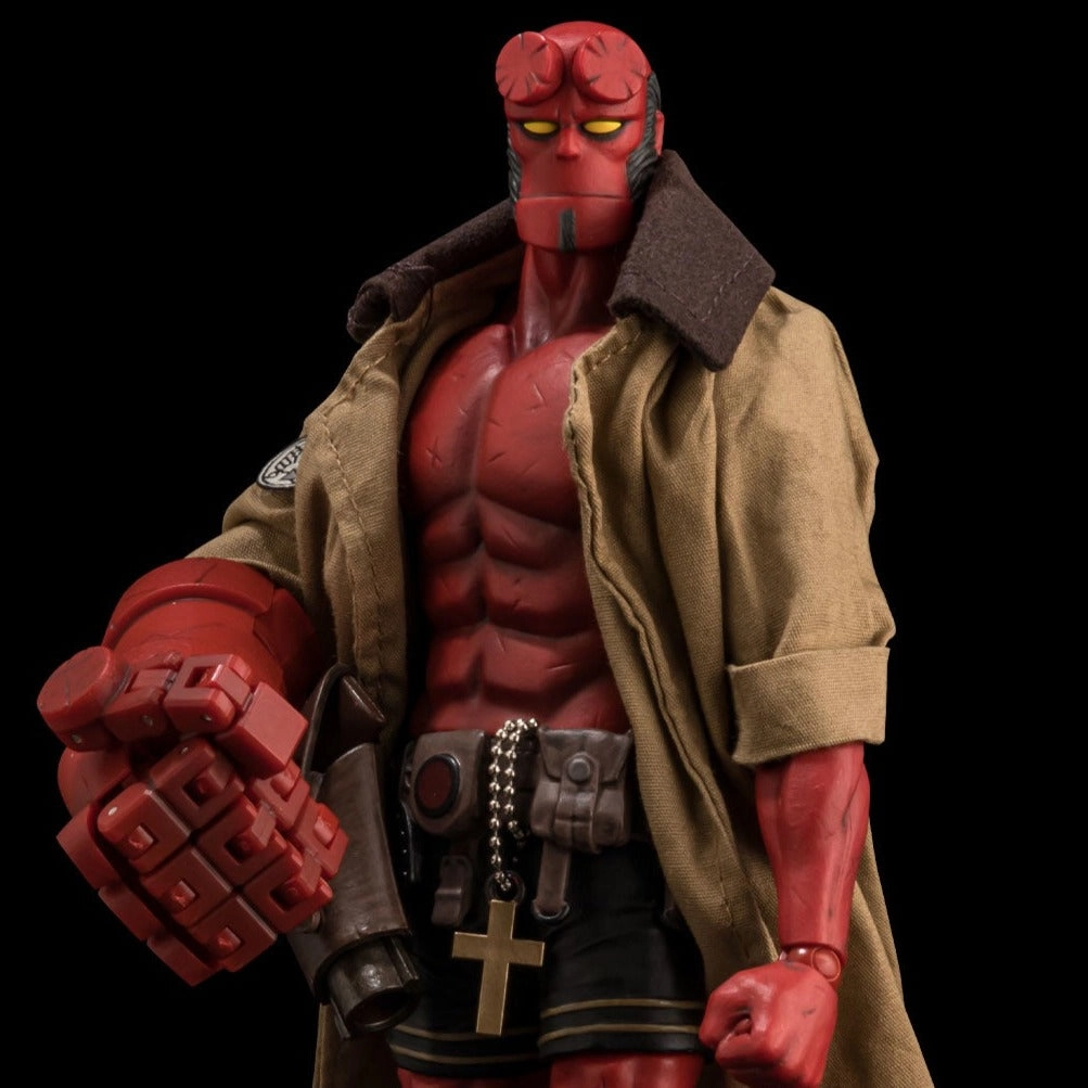 Miniature Item PVC Model Hellboy 1/12 Scale Action Figure 30th Anniversary Edition