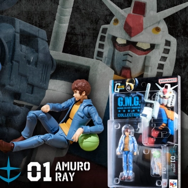 G.M.G. COLLECTION 01 Mobile Suit Gundam Earth Federation Amuro Ray 1/18 Action Figure Fictional Character