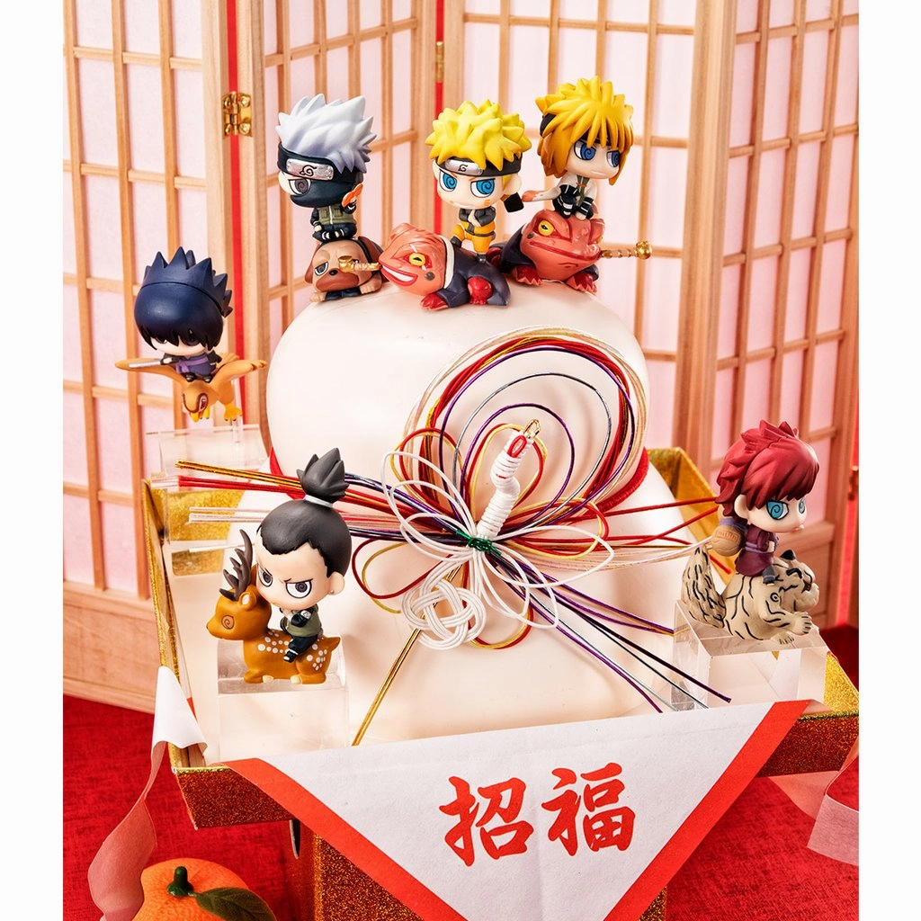 Anime Piece Petit Chara Land NARUTO MEGAHOUSE New Color! KUCHIYOSE (Set of 8 Characters)