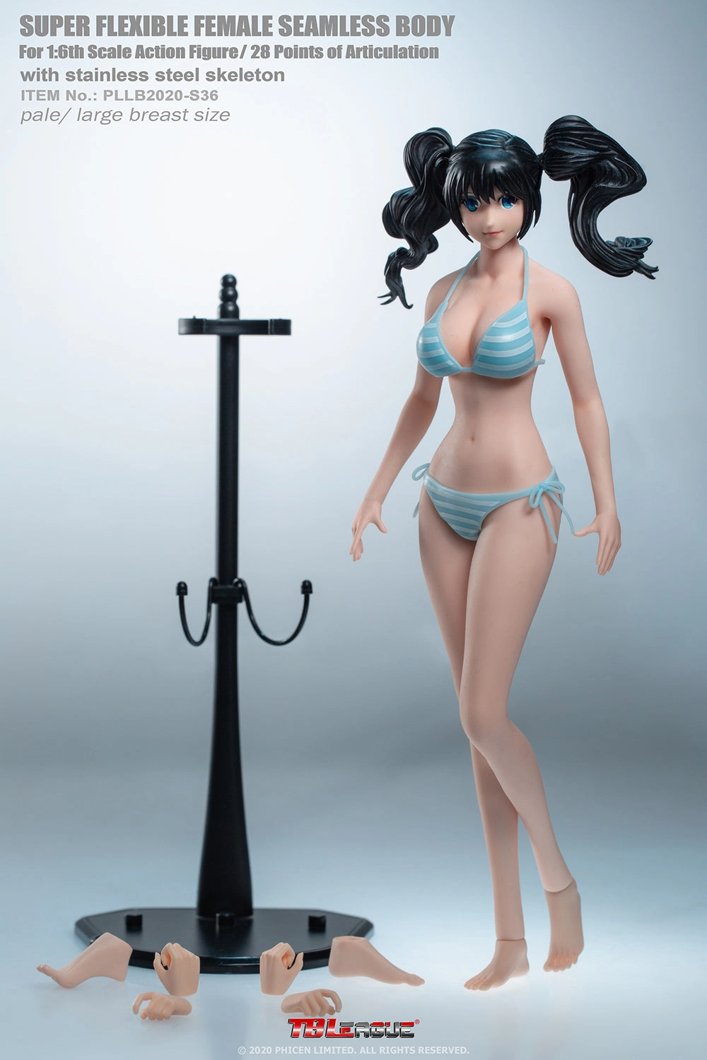 Hobbyist Community Phicen TBLeague S36 Anime Style Female Seamless 1/6 Body Action Figure