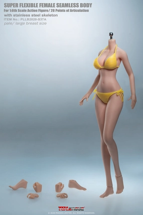 Fantasy Display Lifetime Hobby Phicen TBLeague S37A Anime Style Female Seamless 1/6 Body Action Figure