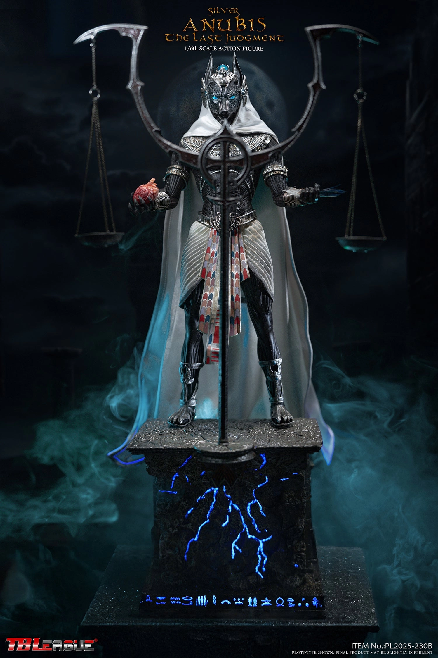 Phicen TBLeague The Last Judgment Anubis - Silver 1/6 Action Figure Convention Exclusive