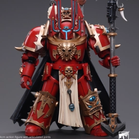 Superhero Replica Evergreen Product WARHAMMER 40K ChaosSpace Marines Crimson Slaughter Sorcerer Lord in Terminator Armour