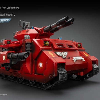 WARHAMMER Blood Angels Predator Annihilator with Twin Lascannons Mini Collectible Hand Sculpted