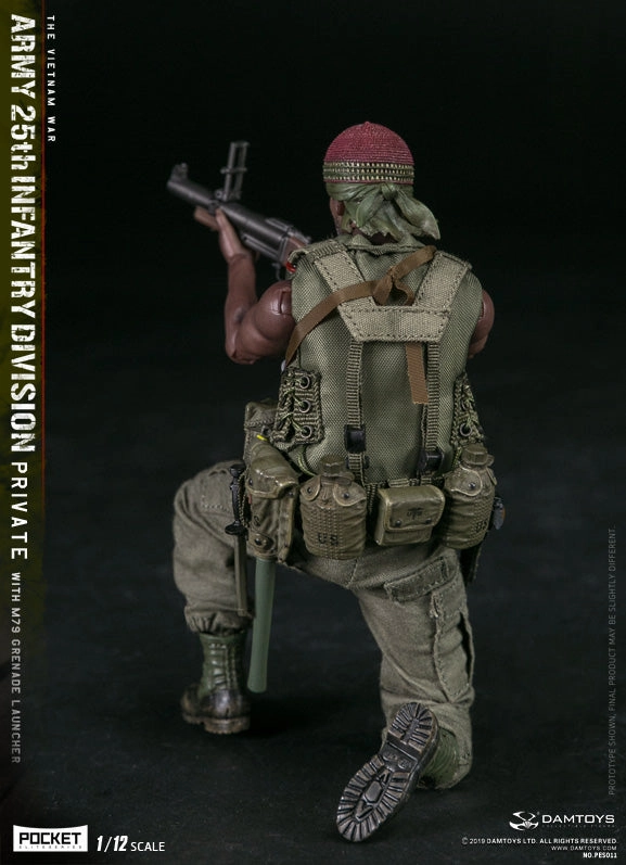 Art Object DAMToys PES011 1/12 ARMY 25th Infantry Division Private WITH M79 GRENADE LAUNCHER