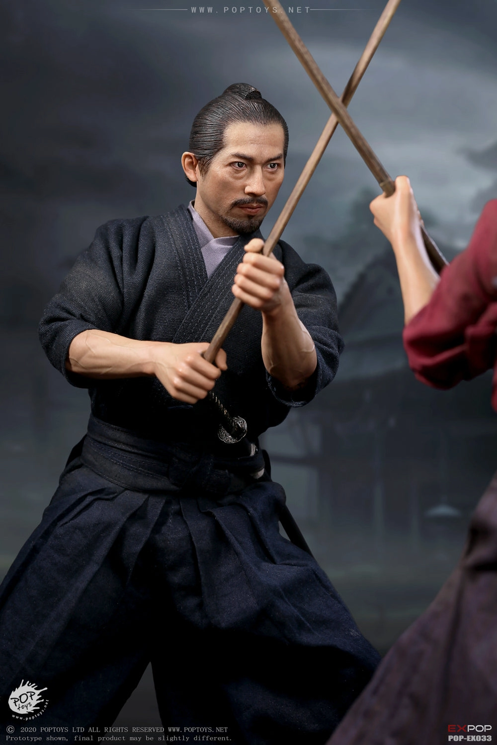 Durable Material POP Toys [POP-EX033] Brave Samurai-UJIO Kendo Version 1/6