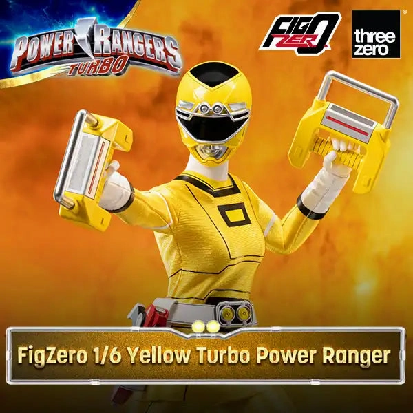 Ball Joint Power Rangers Turbo FigZero 1/6 Yellow Turbo Power Ranger
