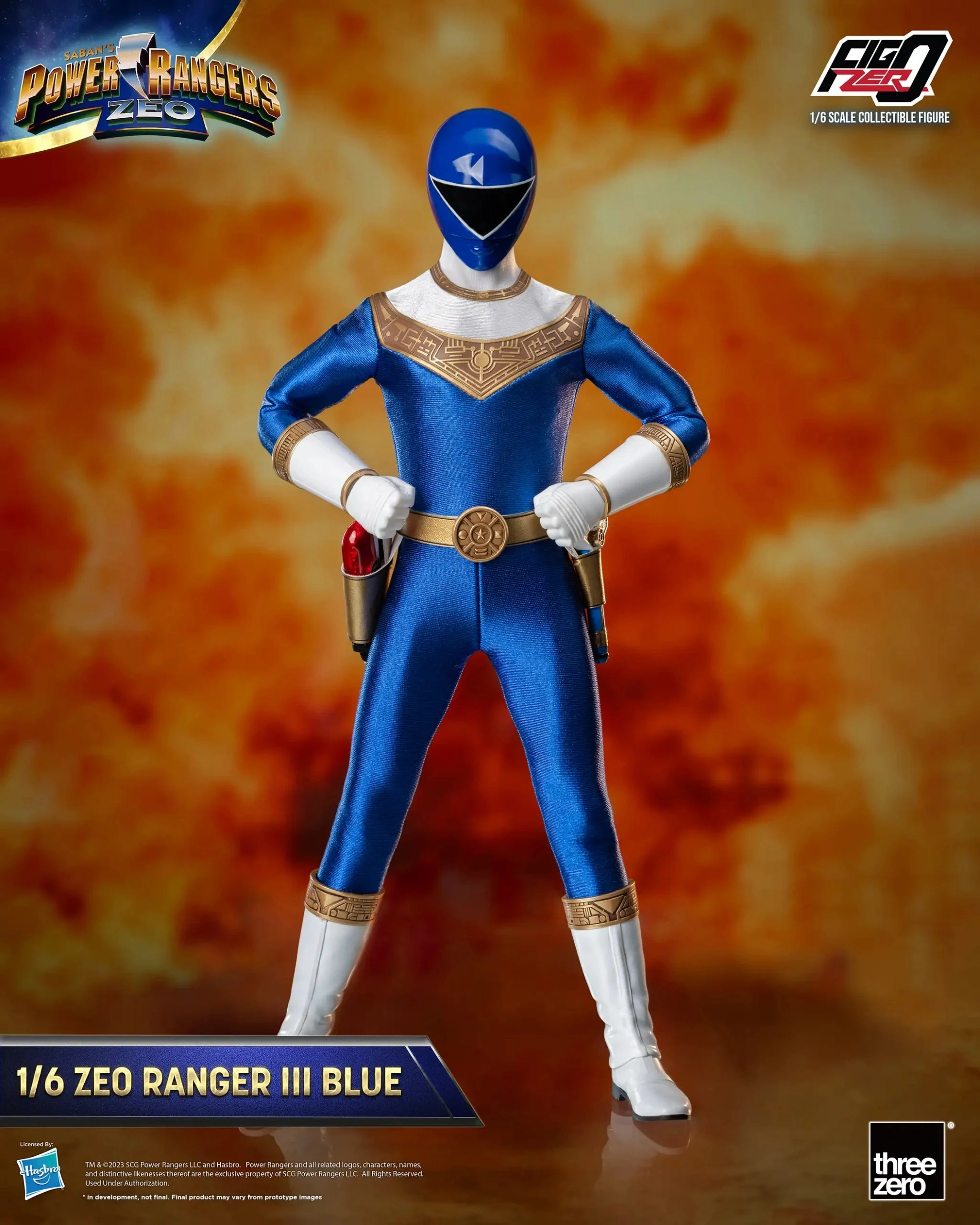 High Quality Power Rangers Zeo FigZero 1/6 Zeo Ranger III Blue