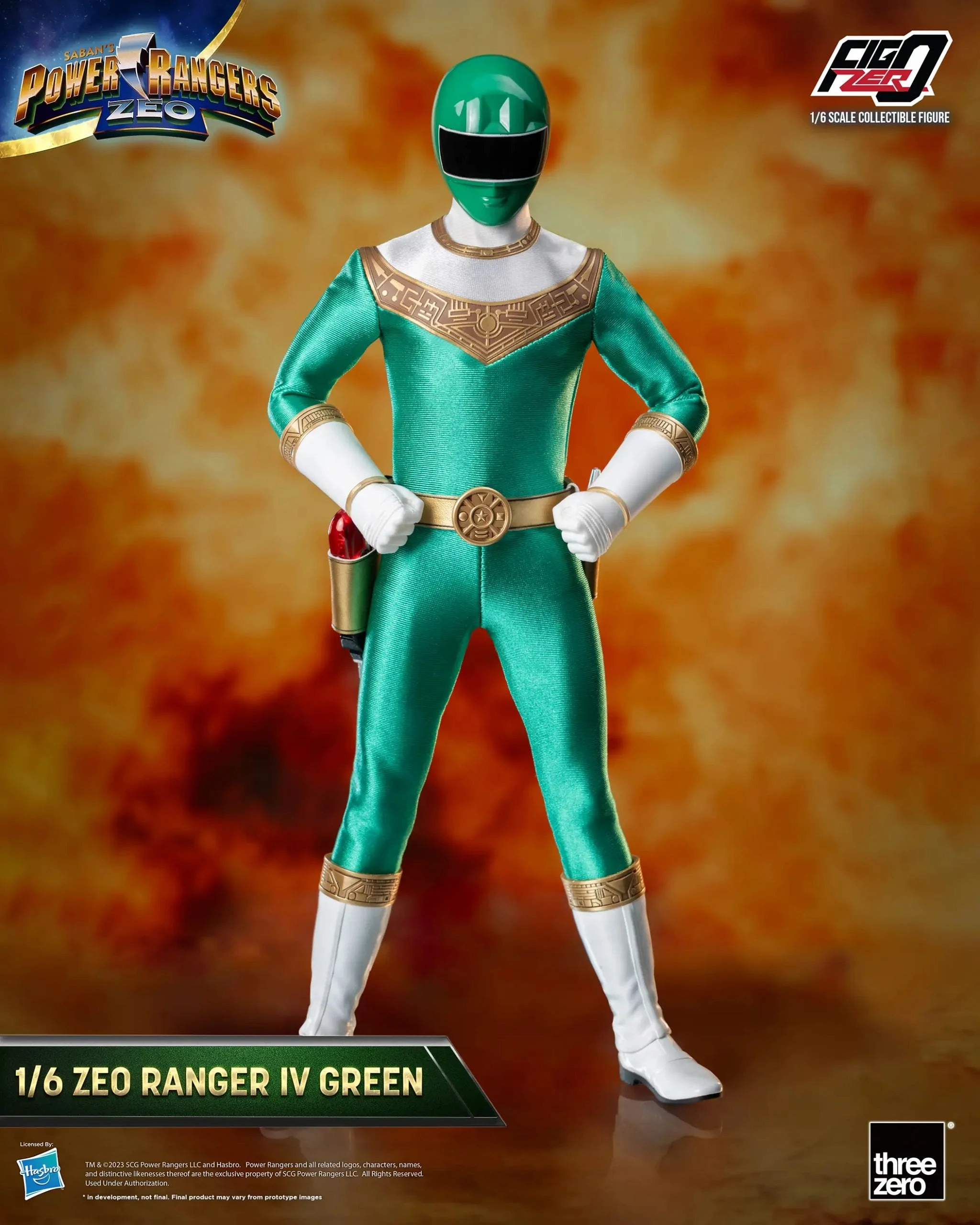 Designer Hobby Power Rangers Zeo FigZero 1/6 Zeo Ranger IV Green