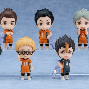 Global Shipping Contemporary Art Nendoroid Surprise Haikyu!! 02 Karasuno Edition (Set of 7)