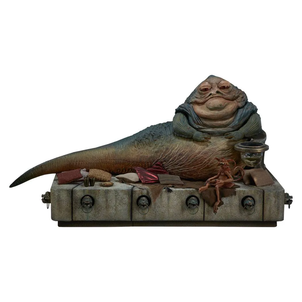 Sideshow Collectibles Star Wars episode VI Jabba the Hutt & Throne Deluxe 1/6 Action Figure Childhood Memory Sports Memorabilia