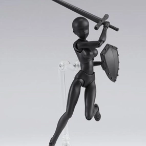 S.H.Figuarts DX Body-chan Set (Solid Black Color Ver.) Robot Sculpture