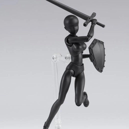 S.H.Figuarts DX Body-chan Set (Solid Black Color Ver.) Robot Sculpture