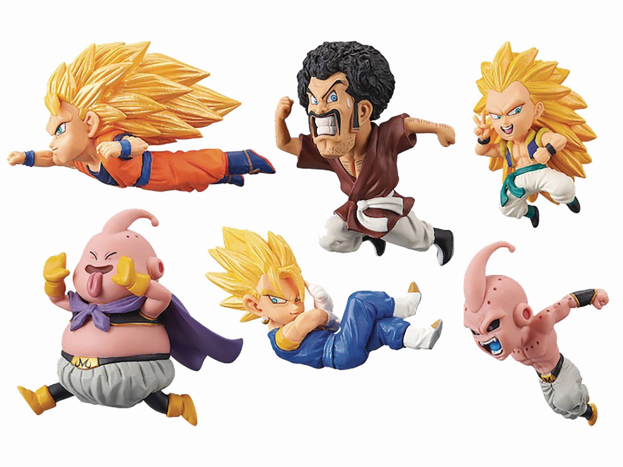 Dragon Ball Z World Collectable Figure WCF Vol.3 Set of 6 Figures Cute Collectible Glass Art