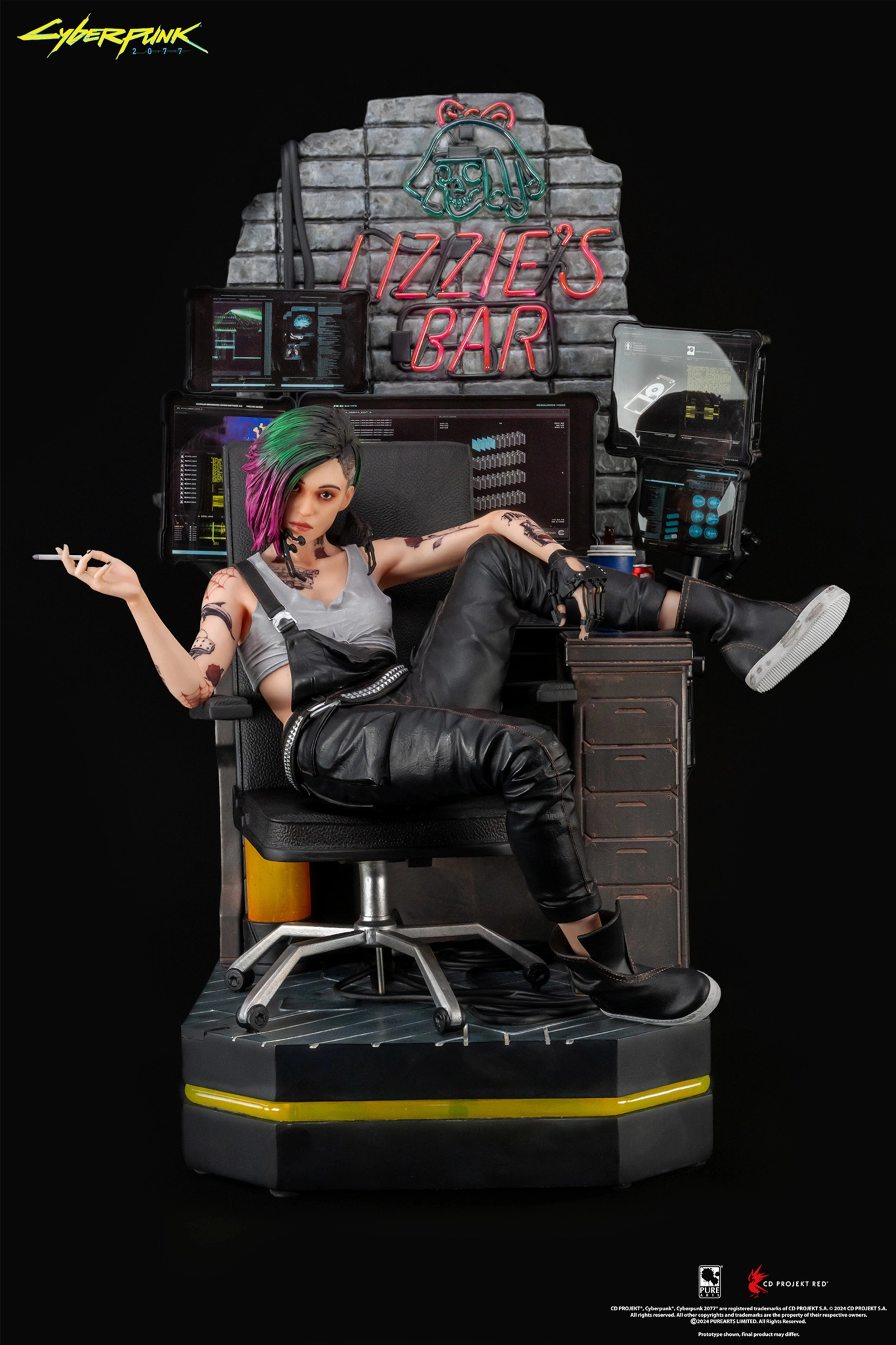 PUREARTS Judy Alvarez - Cyberpunk 2077 - 1/4 Scale Collectible Statue Cultural Icon