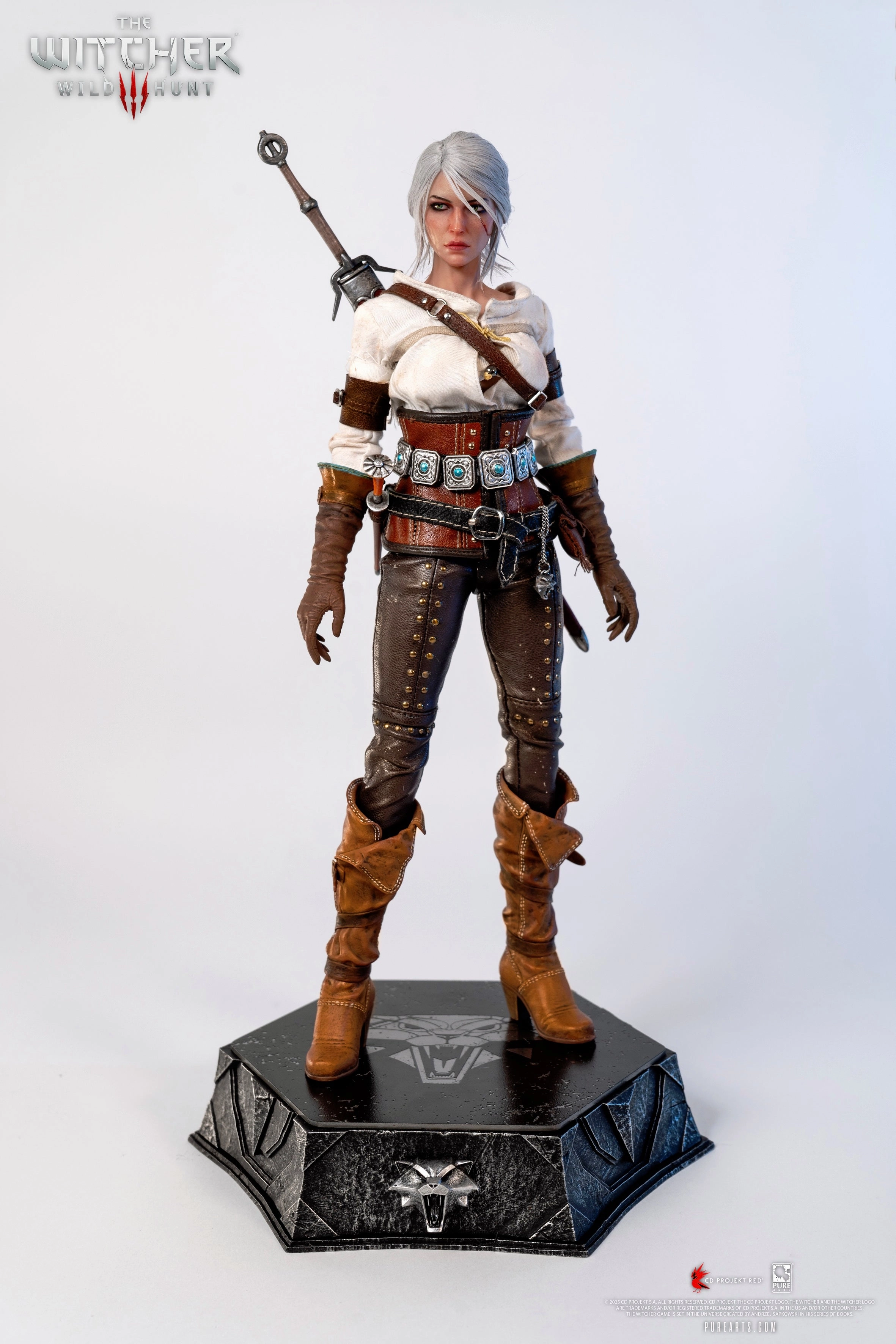 PVC Figure Educational Display PUREARTS Ciri of Cintra - The Witcher 3 Wild Hunt - 1/6 Scale Collectible Figure
