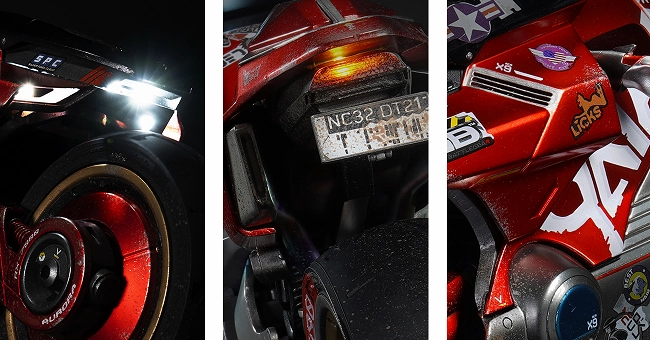 Modern Technique Wall Mounted PureArts Cyberpunk 2077: Yaiba Kusanagi Bundle (Male) 1/6