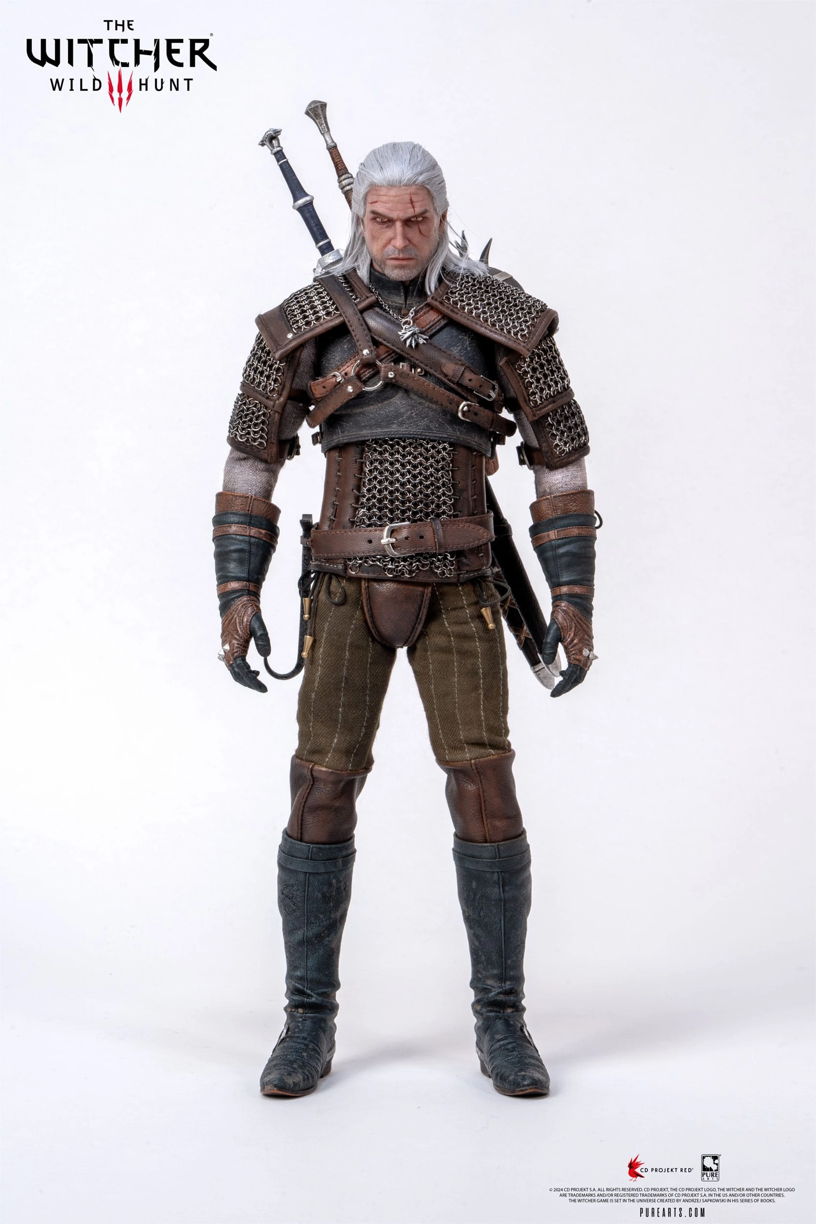 trade show Premium Merchandise PUREARTS Geralt of Rivia - The Witcher 3: Wild Hunt - 1/6 Scale Collectible Figure
