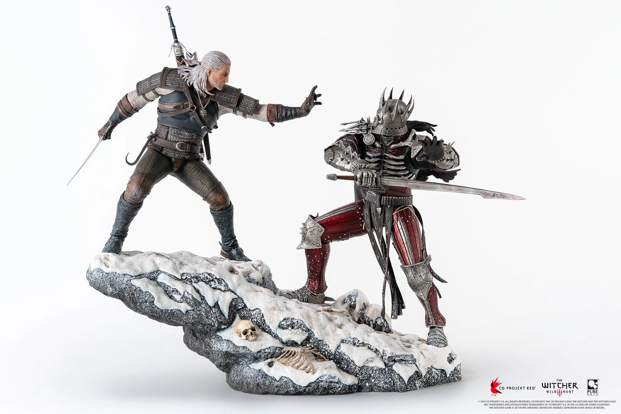 Vinyl Item PUREARTS Geralt vs Eredin - The Witcher 3 Wild Hunt - 1/6 Scale Collectible Statue
