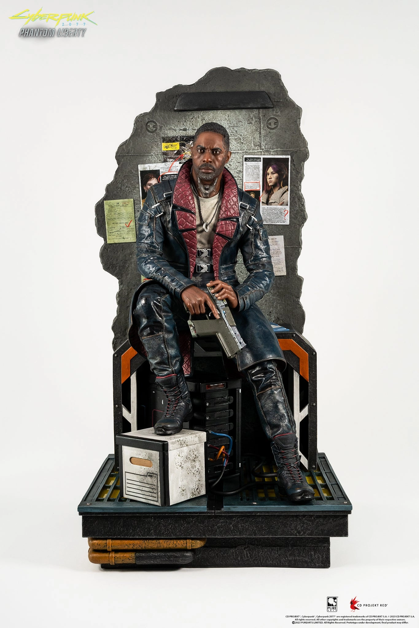 PVC Item Celebrity endorsed PUREARTS Solomon Reed - Cyberpunk 2077: Phantom Liberty - 1/4 Scale Collectible Statue