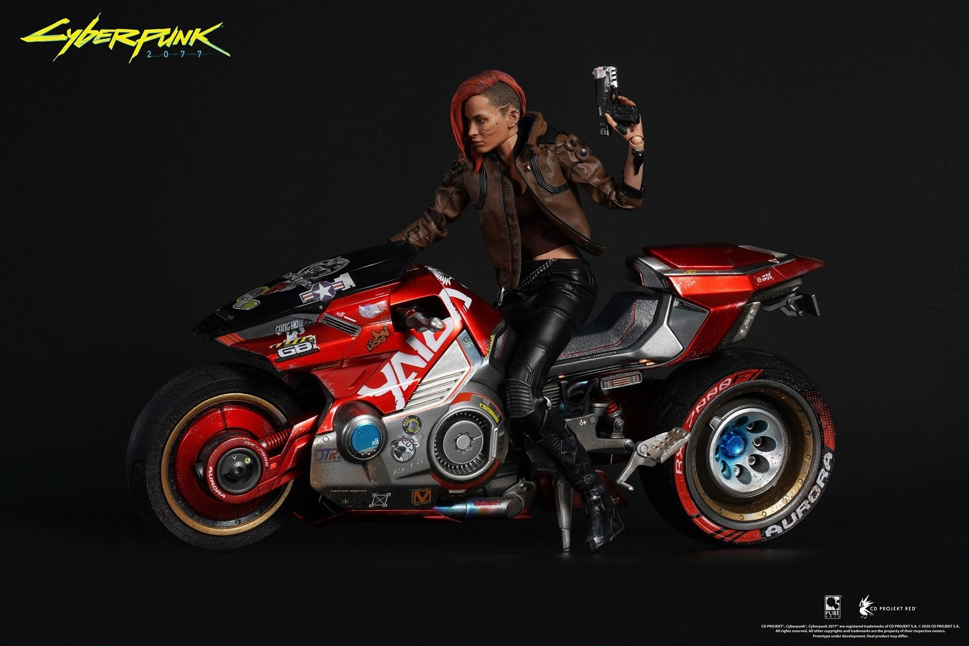 Silicone Model PUREARTS V Female & Yaiba Kusanagi - Cyberpunk 2077 - 1/6 Scale Collectible Figure Set