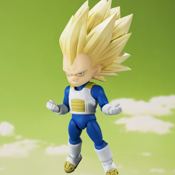 SUPER SAIYAN 3 VEGETA (MINI) "DRAGON BALL DAIMA" S.H.Figuarts Chibi Sculpture