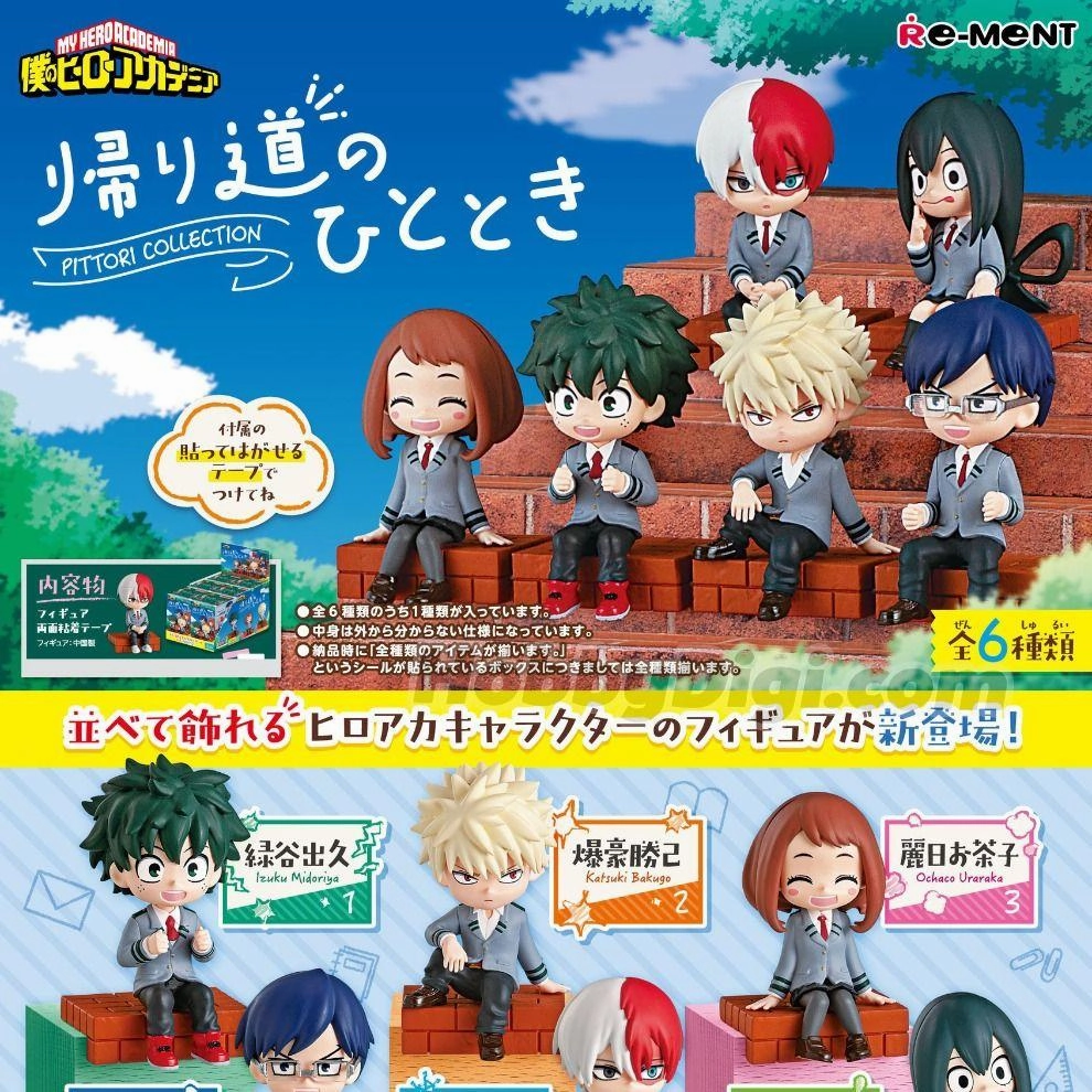 Character Collectible Designer Piece Re-Ment "My Hero Academia" Pittori Collection  - A Moment On The Way Home - (Each)
